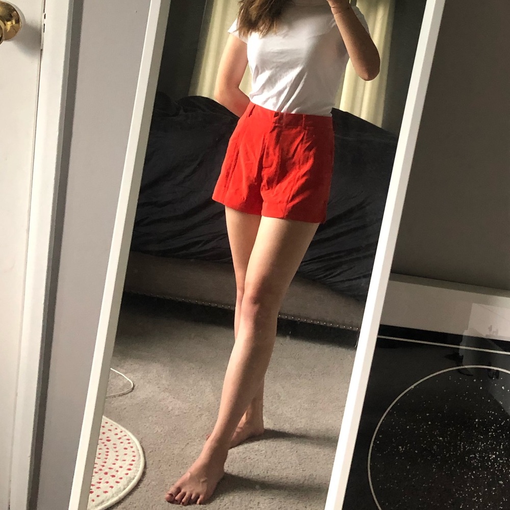 Forever 21 bright orange shorts